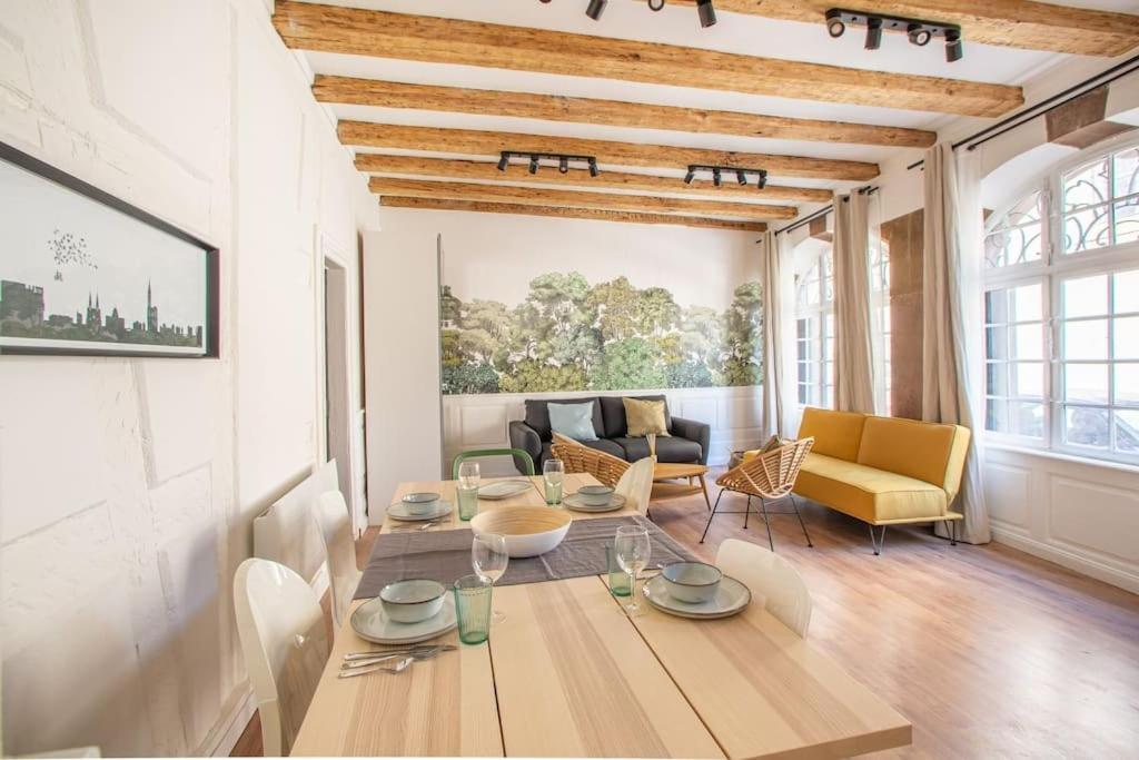 La Halte Strasbourgeoise - Superbe Appt Pres De La Petite France Appartement Buitenkant foto